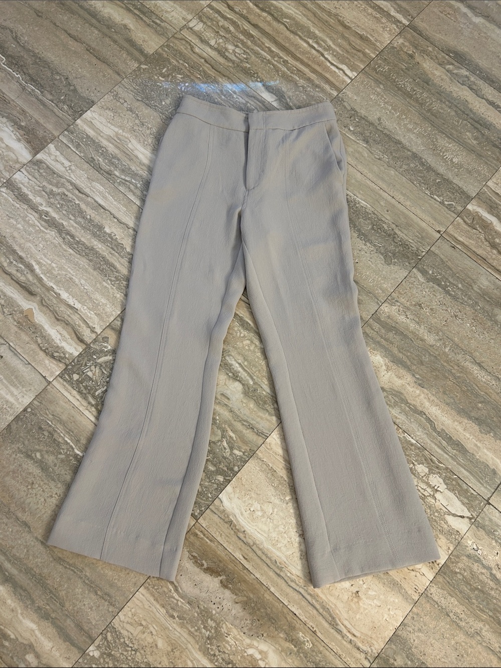 Brochu Walker Light Gray Boot-Cut Dress Pants